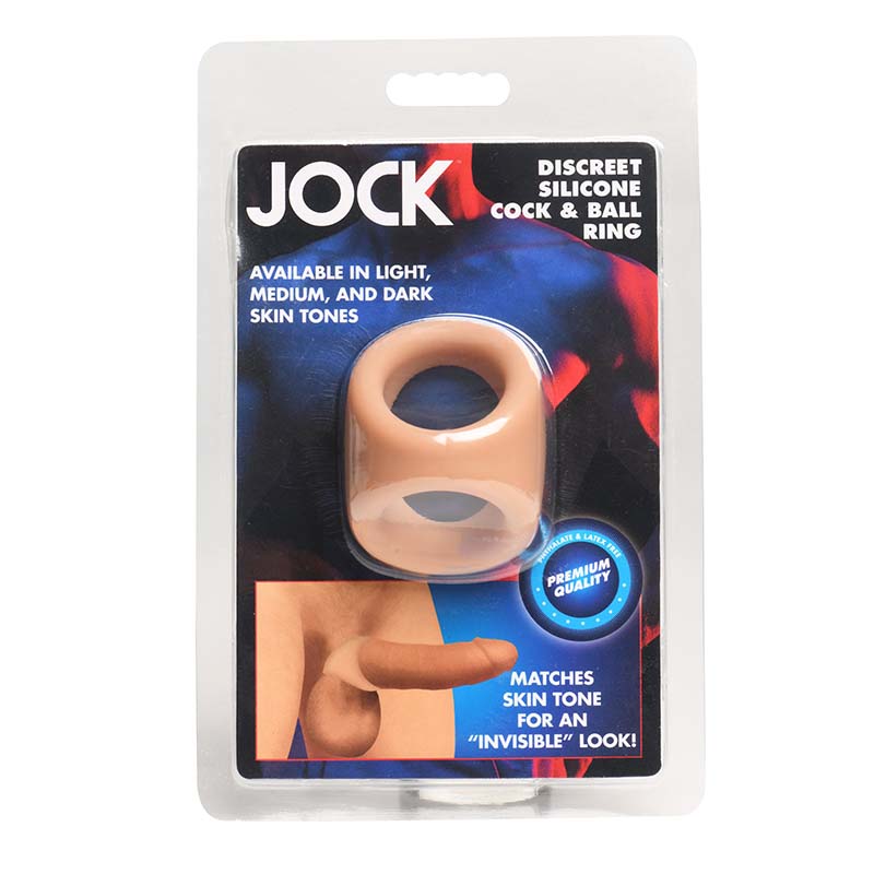 JOCK Silicone Cock & Ball Ring - Medium - Image 5