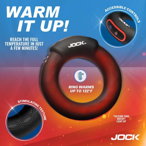 Rumbler Vibrating & Warming C-Ring - 2" - Image 4