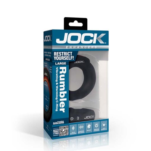 Rumbler Vibrating & Warming C-Ring - 2" - Image 6