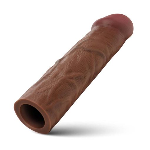 Enhancers 1.5" Silicone Penis Extension Sleeve - Dark - Image 5