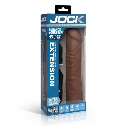 Enhancers Vibrating Penis Extension w/ Remote - Dark - Image 6