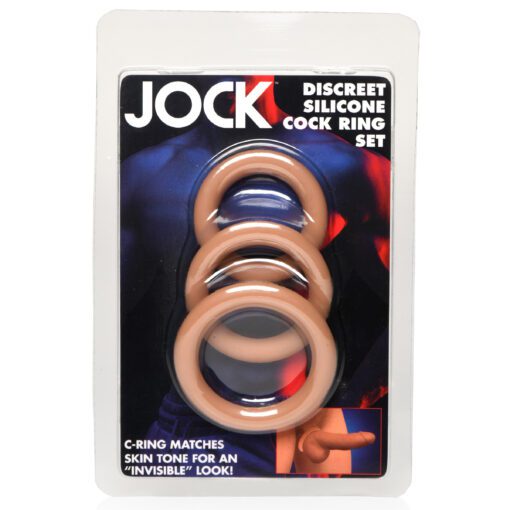 Discreet Silicone Cock Ring Set - Medium - Image 7