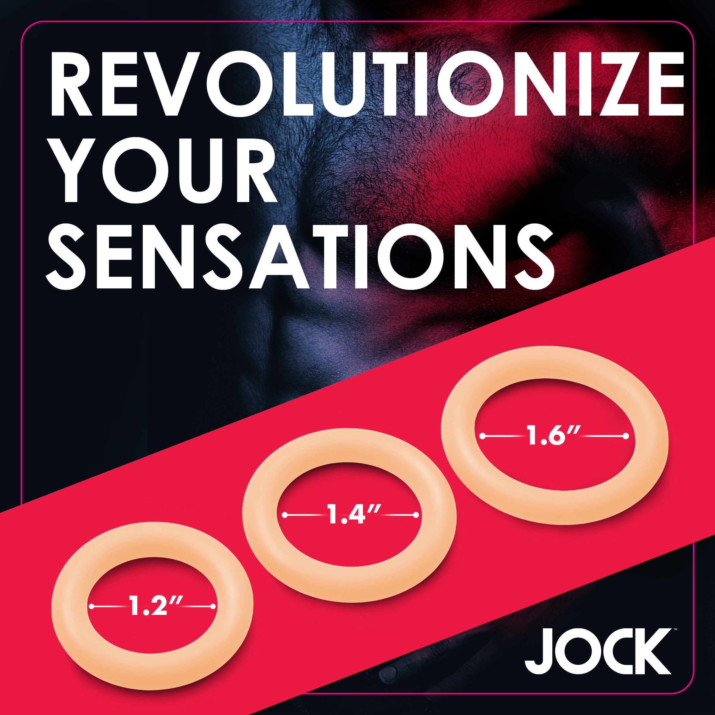 Discreet Silicone Cock Ring Set - Light - Image 5