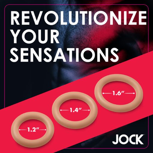 Discreet Silicone Cock Ring Set - Medium - Image 5