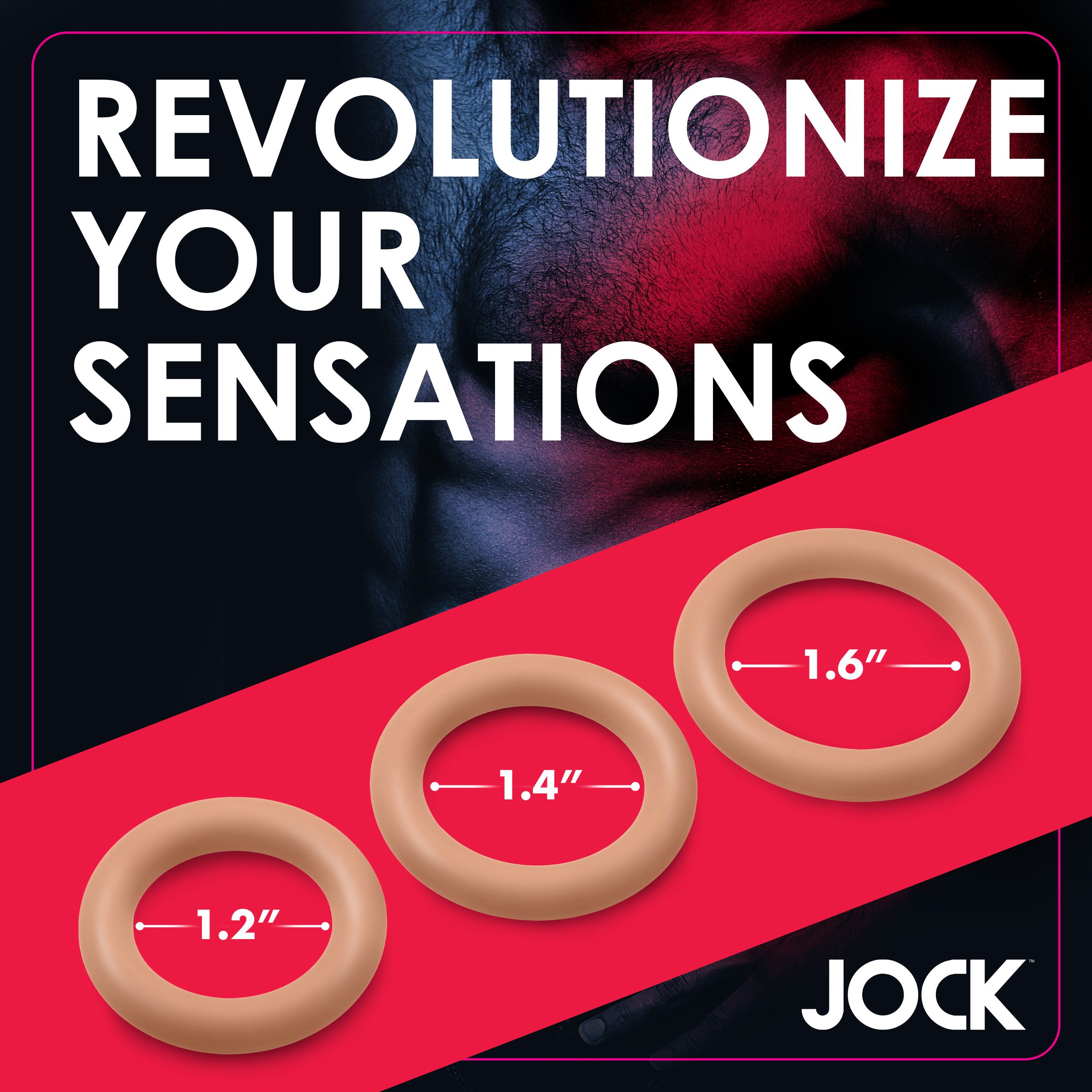 Discreet Silicone Cock Ring Set - Medium - Image 5