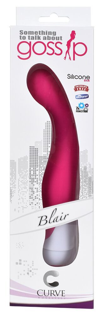 Blair 7 Speed Silicone G-Spot Vibrator- Pink - Image 3