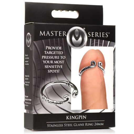 Kingpin Stainless Steel Glans Ring - 24MM - Image 8