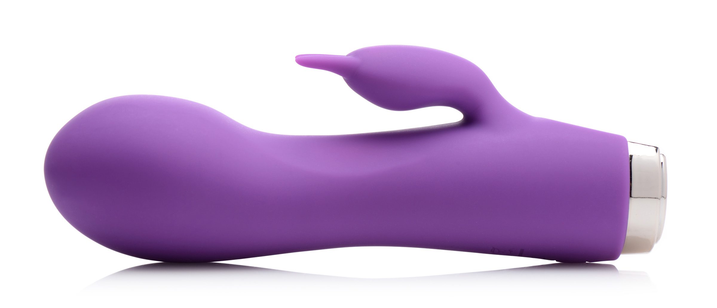 10X Wonder Mini Rabbit Silicone Vibrator - Purple - Image 2