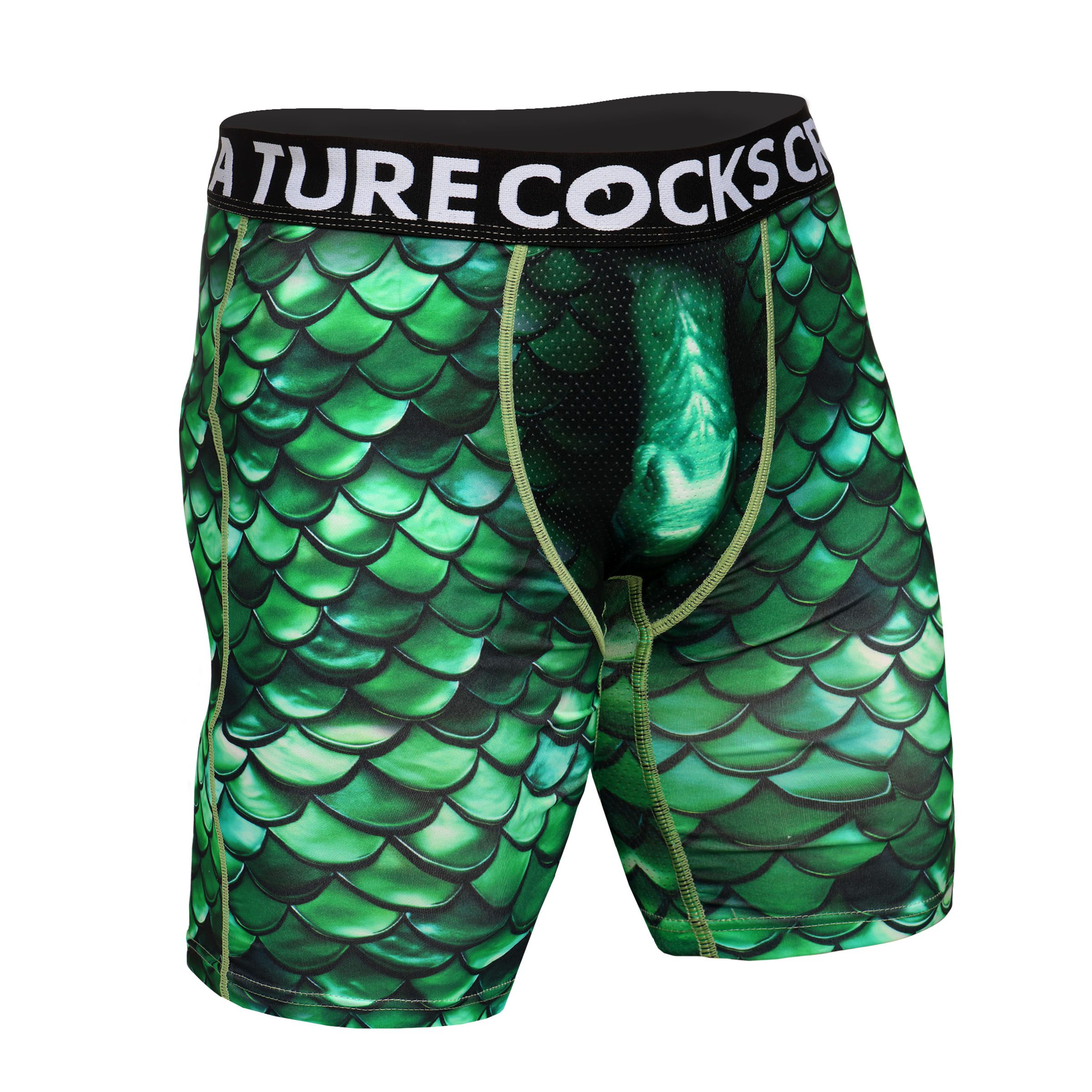 Creature Wear Cockness Monster Lake Creature Boxer Shorts - Small - Image 6