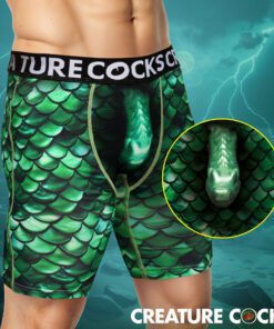 Creature Wear Cockness Monster Lake Creature Boxer Shorts - Small