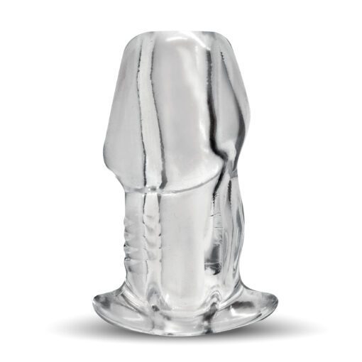Dicked Clear Hollow Anal Plug - Large - Image 7