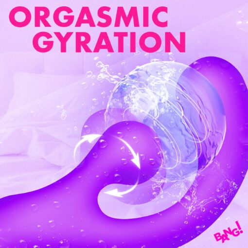 Gyro Rabbit Silicone Vibrator - Purple - Image 3