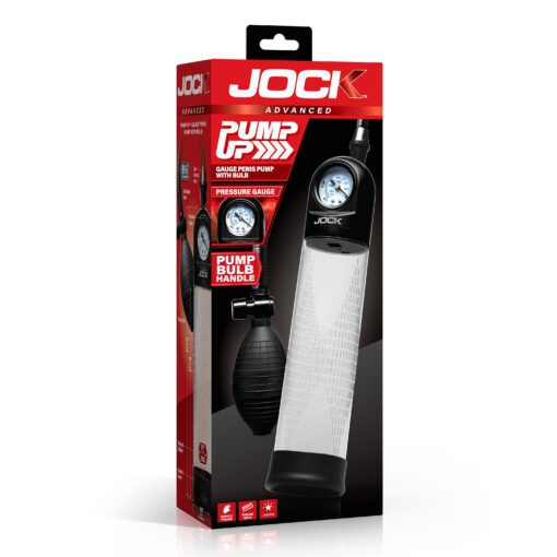 Pump Up Gauge Penis Pump with Bulb - Image 6