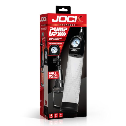 Pump Up Gauge Penis Pump with Pull Handle - Image 6