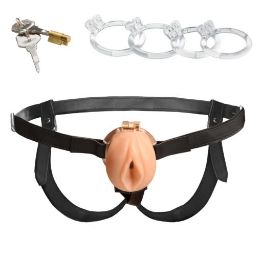 Pussy Chastity Cage - Light - Image 5