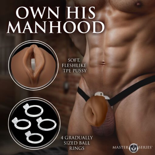 Pussy Chastity Cage - Medium - Image 2