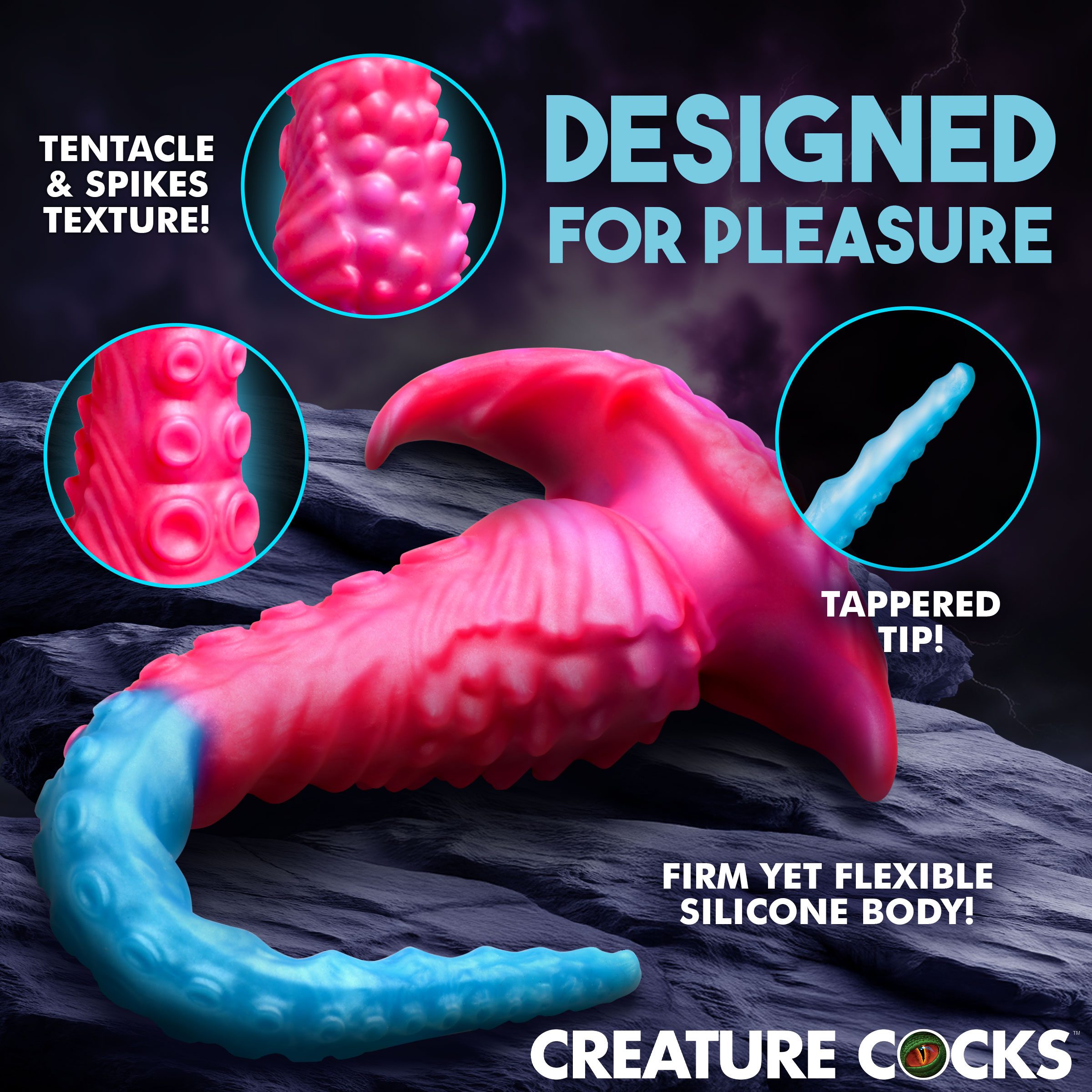 Vibropus Vibrating Silicone Dildo - Image 3