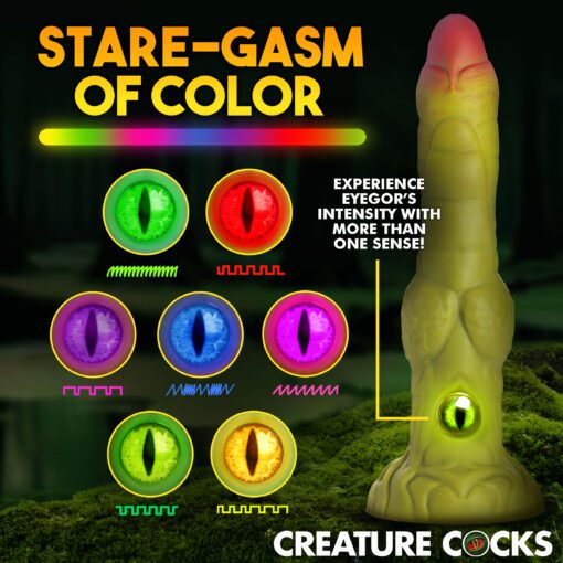Eyegor Thrusting and Vibrating Silicone Dildo - Image 4
