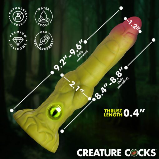 Eyegor Thrusting and Vibrating Silicone Dildo - Image 6