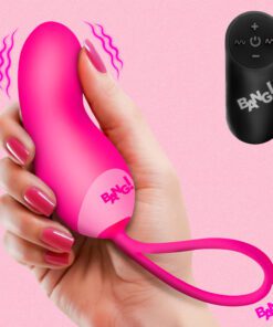 Silicone Mini Vibe w/ Remote - Pink