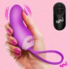 Silicone Mini Vibe w/ Remote - Purple