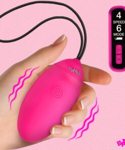 Vibrating Silicone Egg with Digital Remote
