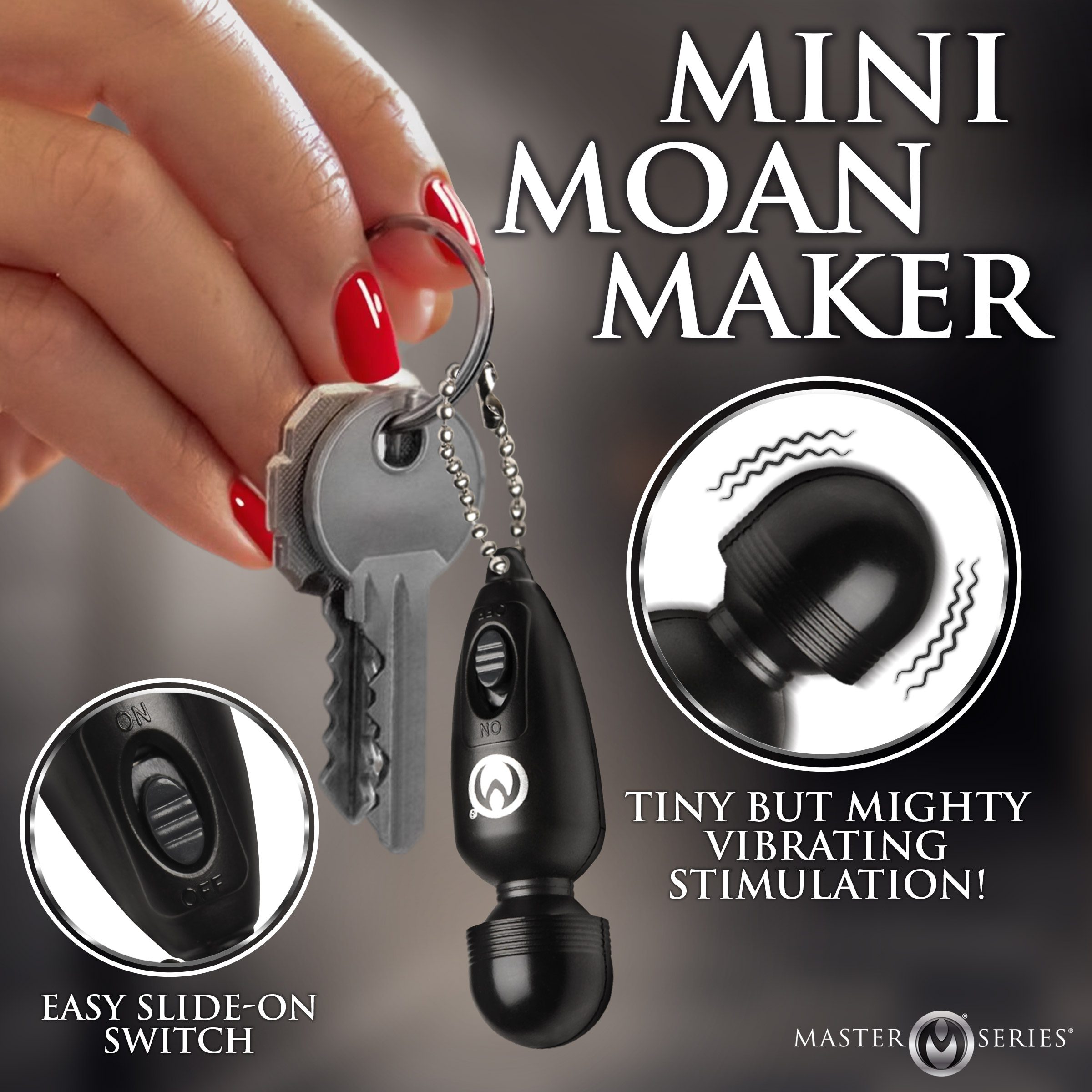 Thunderstick Mini Vibrating Wand Keychain - Image 2