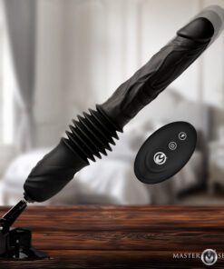 Double Pounder Silicone Vibrating Dildo Thruster