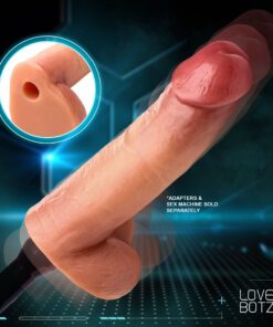 8" Cock Lock Dildo with Balls