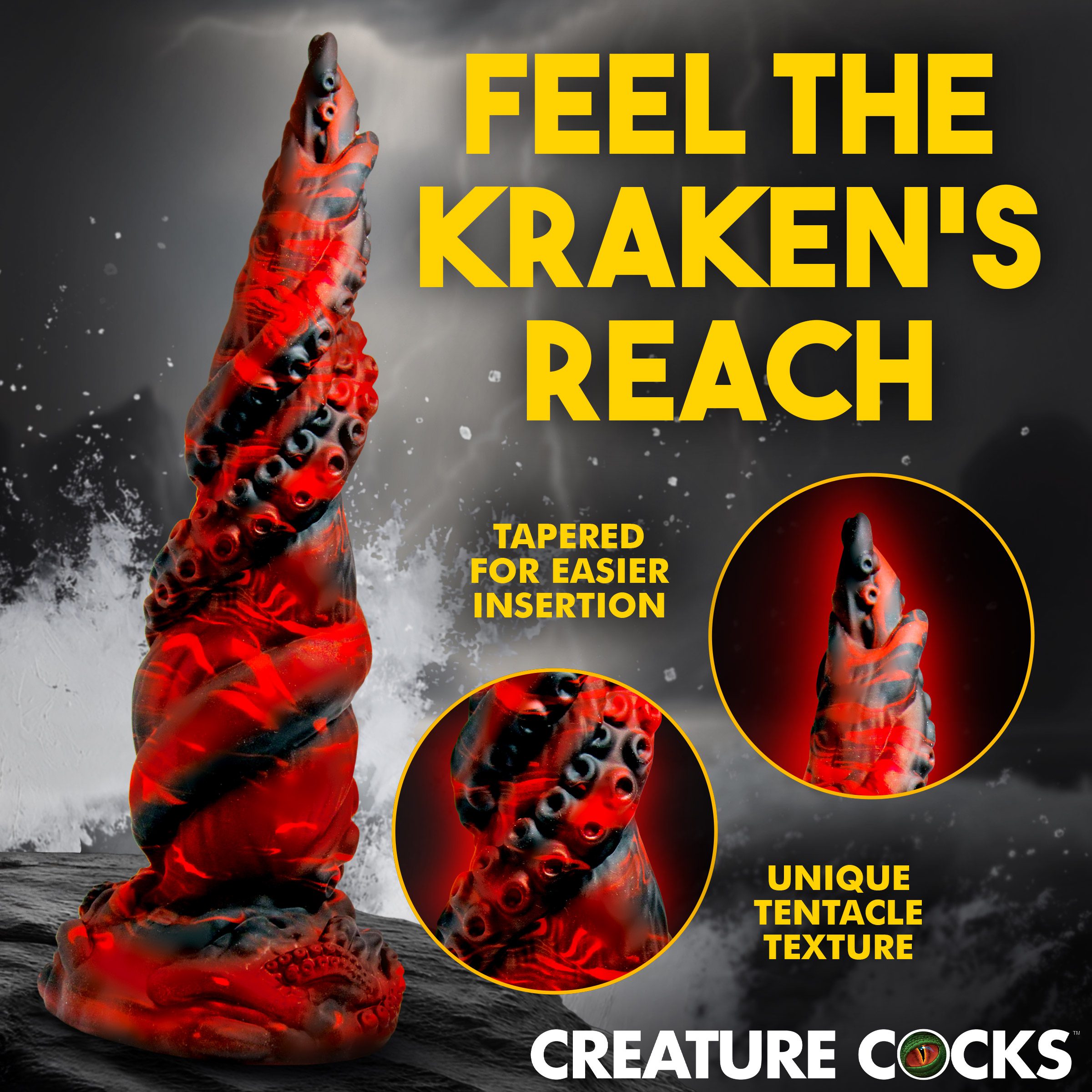 Kraken Spawn Tentacle Silicone Dildo - Image 2