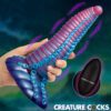 Mega-Tenta Vibrating Silicone Dildo