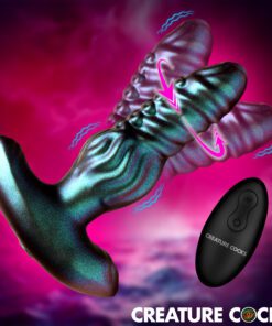 Octo-Squirm Vibrating & Squirming Silicone Anal Plug