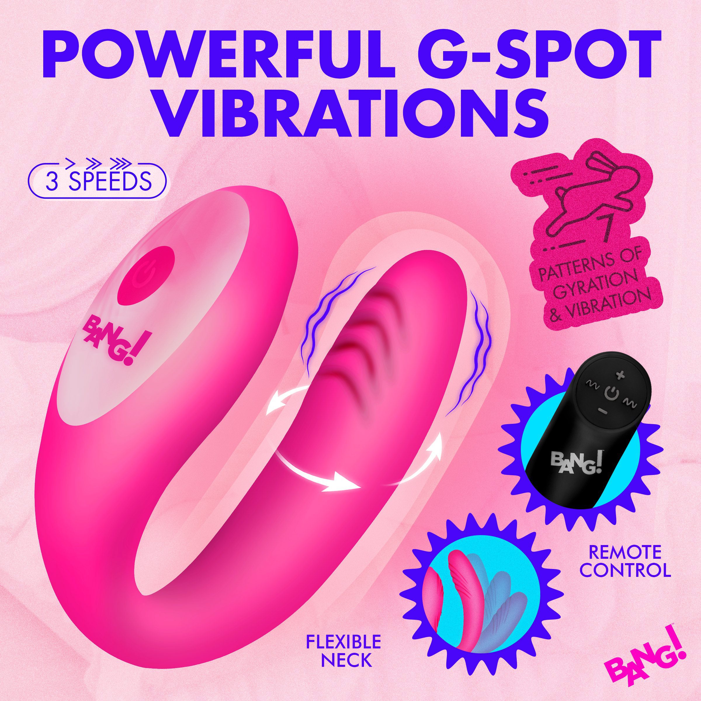 Gyrating G-Spot Vibrator - Pink - Image 3
