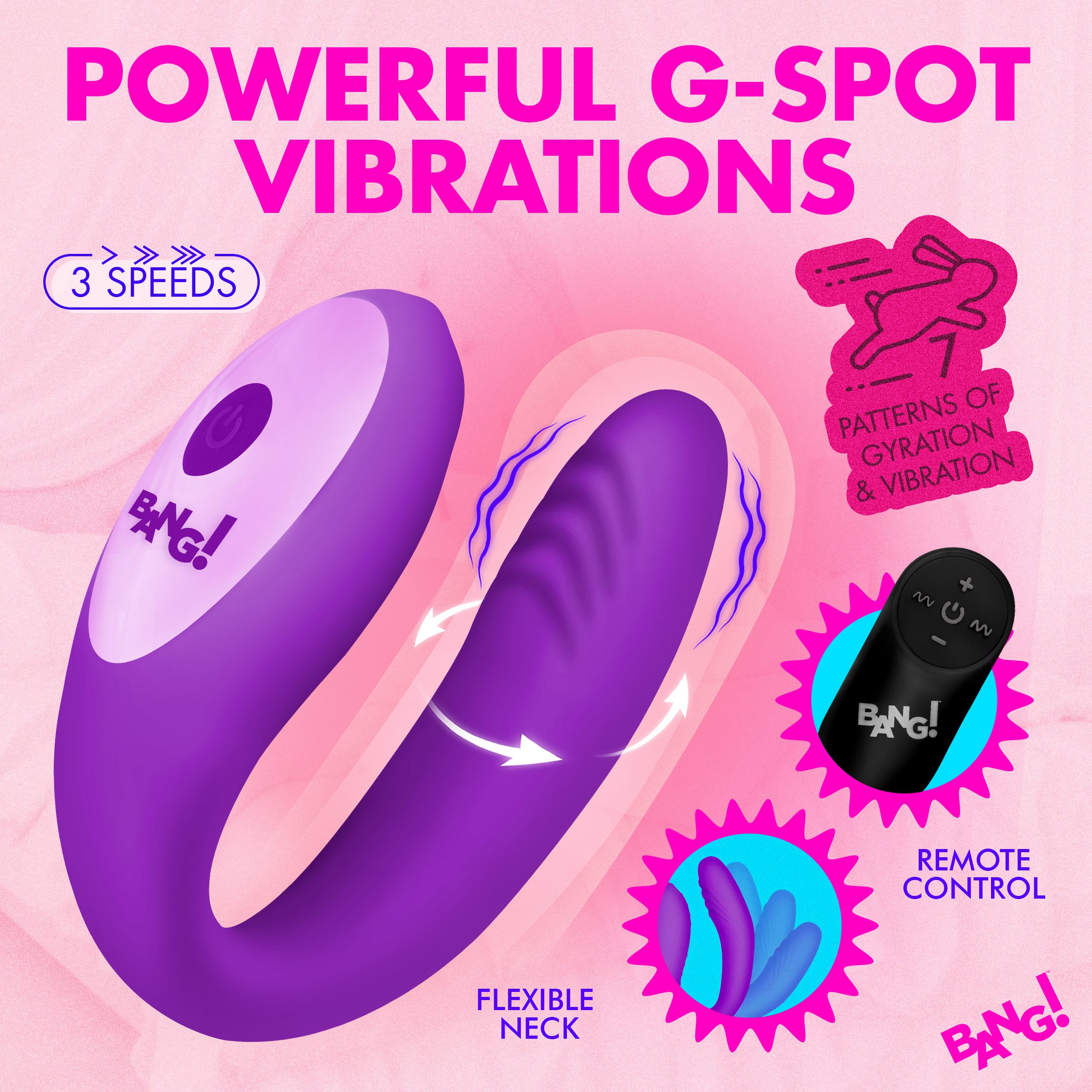 Gyrating G-Spot Vibrator - Purple - Image 3