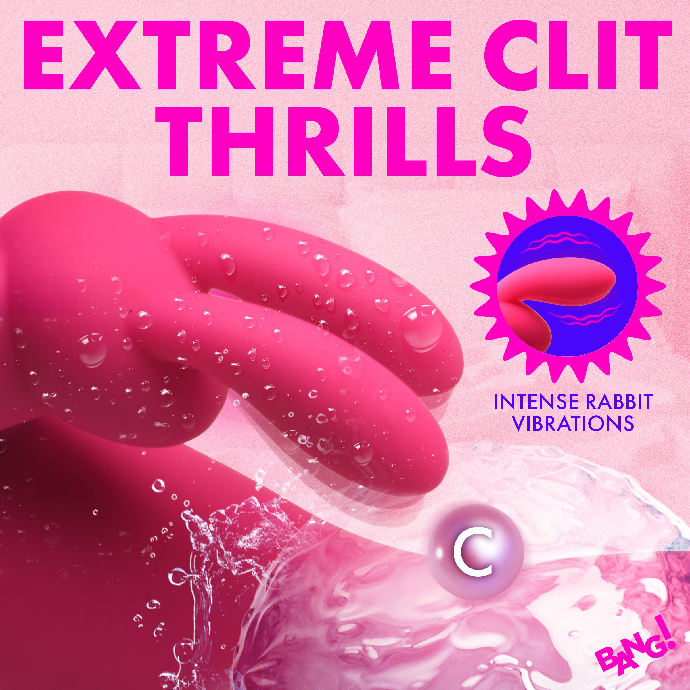 Come Hither Silicone Rabbit Vibrator - Pink - Image 3