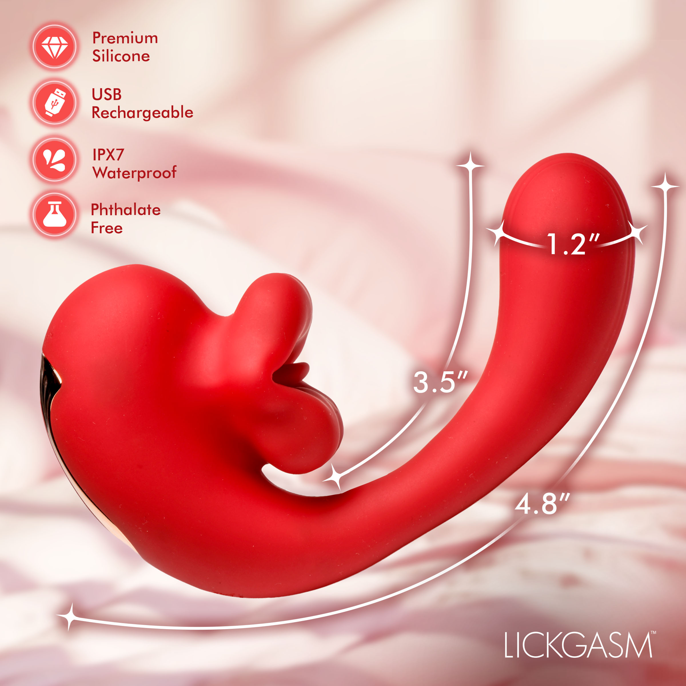 G-Kiss Kissing G-Spot Silicone Vibrator - Image 5