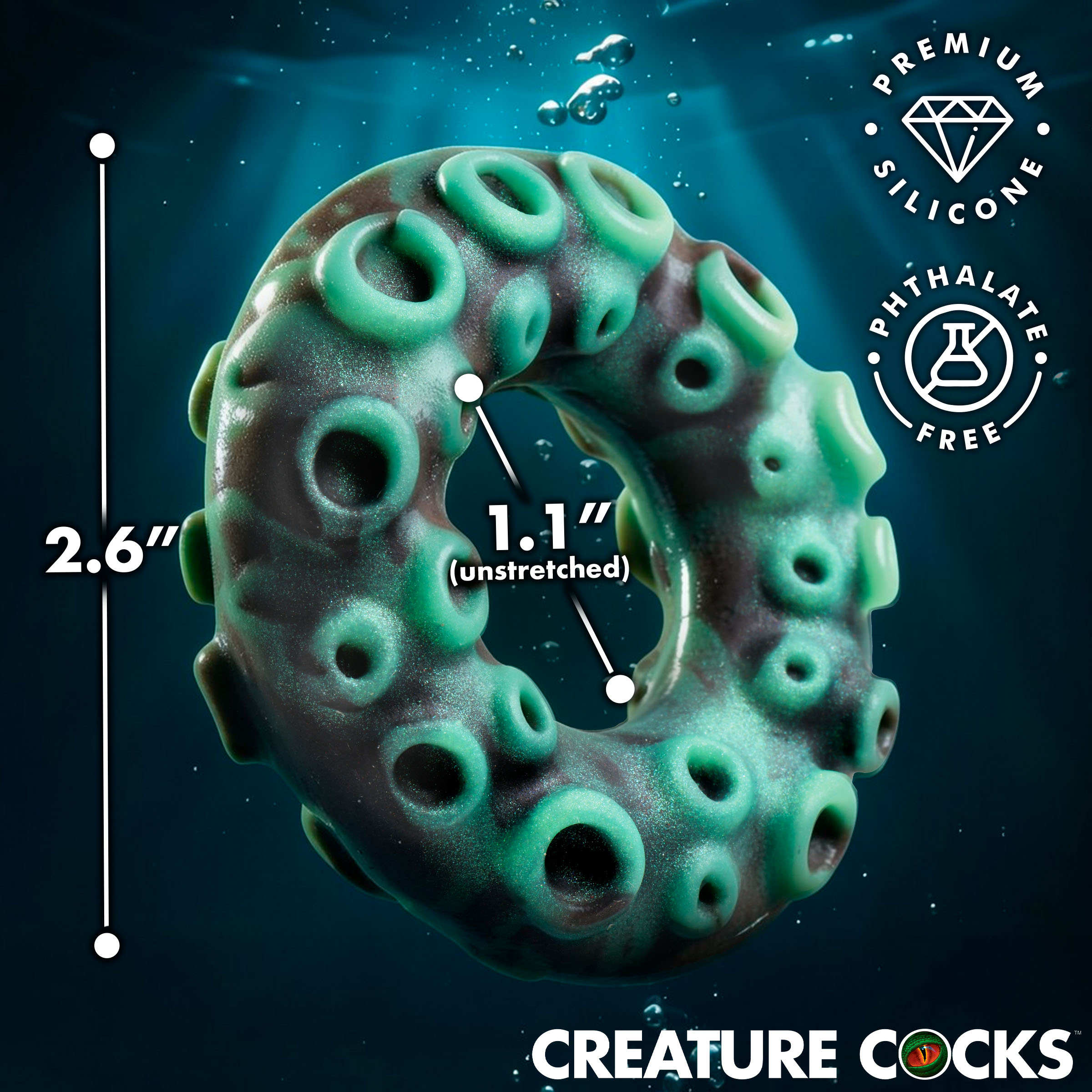 Octo-Grip Silicone Cock Ring - Image 4